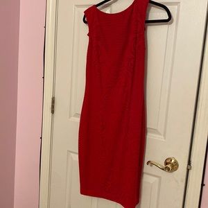 CACHE size 10 red dress.  Never worn.